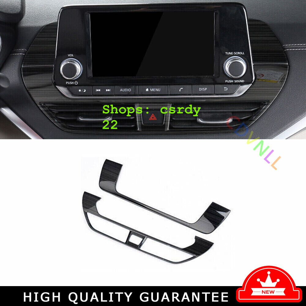 Central Console Air Outlet Vent For Nissan Altima Teana 2019-2022 Black Titanium