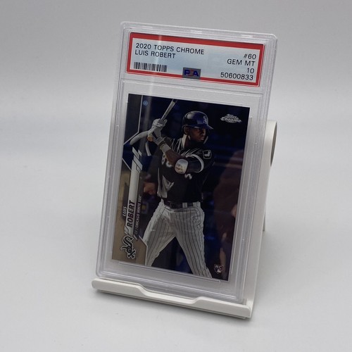 2020 Topps Chrome Luis Robert ROOKIE RC #60 PSA 10 GEM MINT - Picture 2 of 3