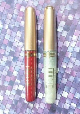 Two (2) Milani Lip Gloss #02 Diamons and #07 Moulin Rouge