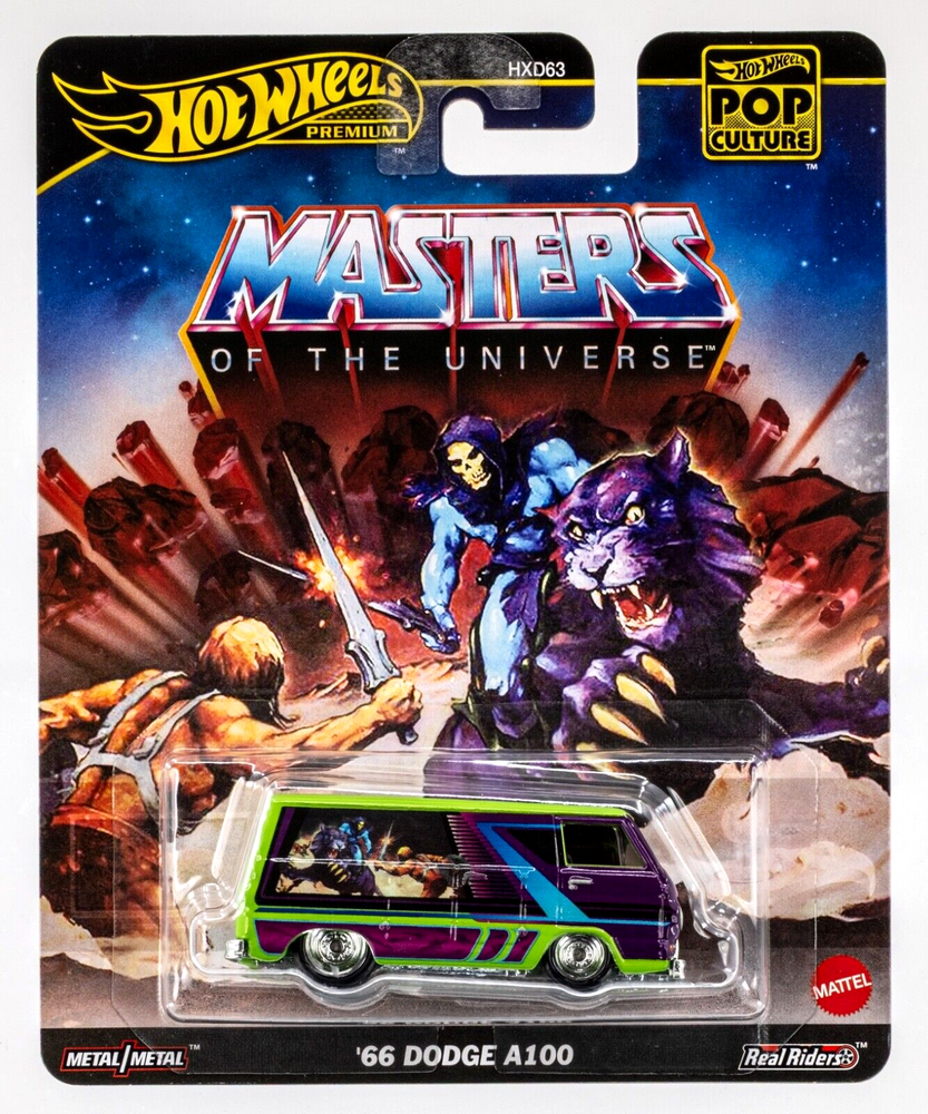 2025 Hot Wheels Masters of the Universe 66 Dodge A100 Green FSC Exclusive
