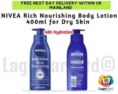 nivea rich moisturising body lotion