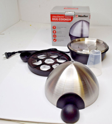 Mueller 7 Egg Capacity Electric Rapid Egg Cooker Hard Boiled Eggs MU-EGGCOOK