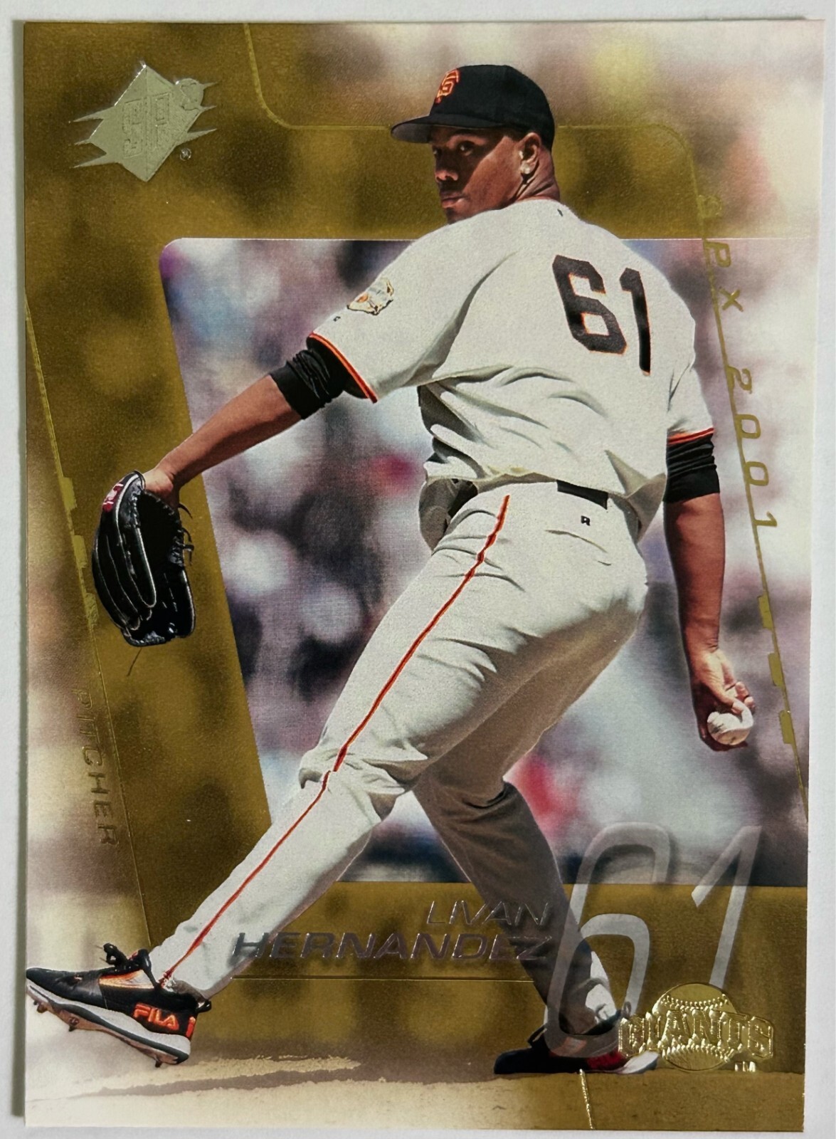 2001 SPx #68 Livan Hernandez Florida Marlins Baseball Card EX Condition