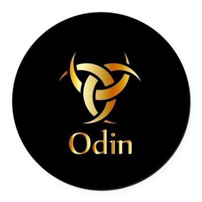 ODIN CELTIC SYMBOL SIGN VIKING NORSE Pendant 925 Sterling Silver 20'' necklace 