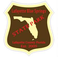 7" lafayette blue springs state park florida bumper sticker decal usa made