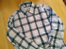 NWOT Thom Browne Blue White Check Poplin Button Down TB0 14-31 XS MSRP 330