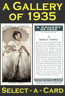 Mitchell A GALLERY of 1935 - Select - A - Card