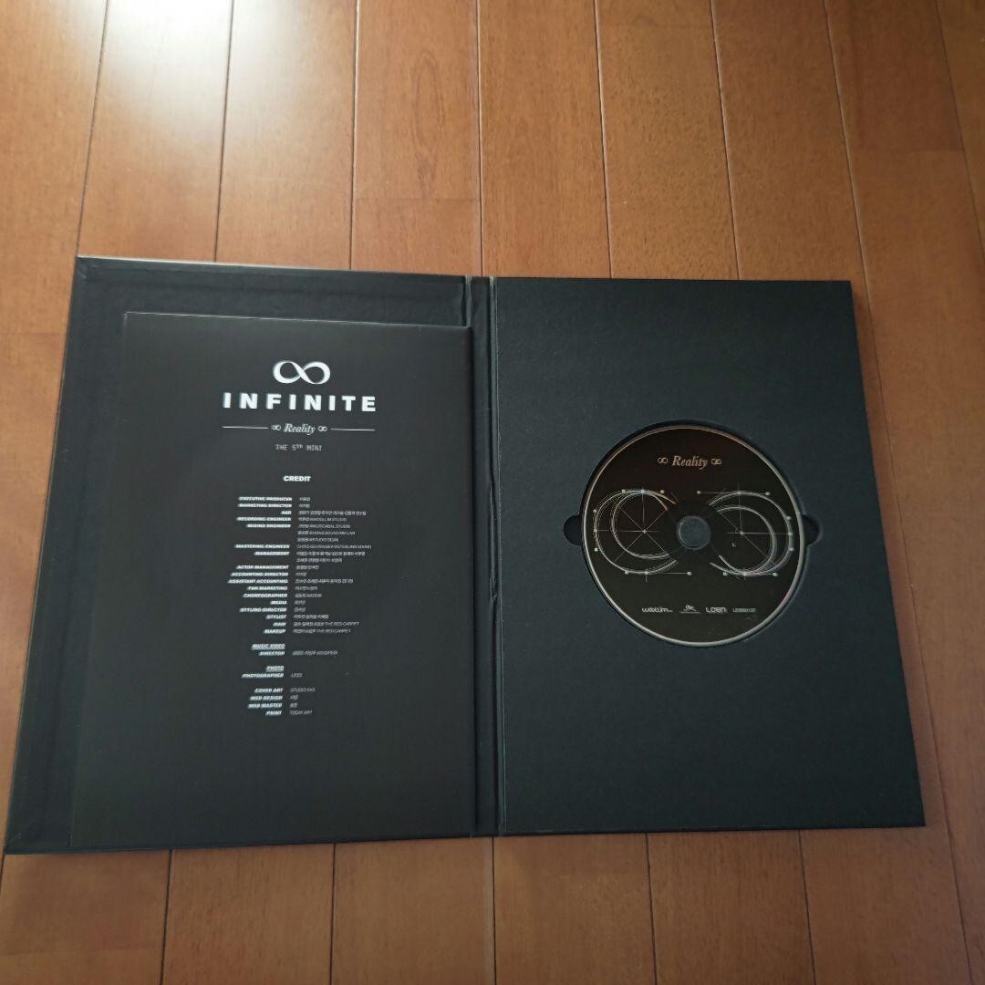 INFINITE Reality the 5th mini album CD Photobook Poster Limited