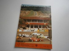 Sachsenring, int. Auto + Motorrad Rennen, Programm Startliste Rennprogramm 1986