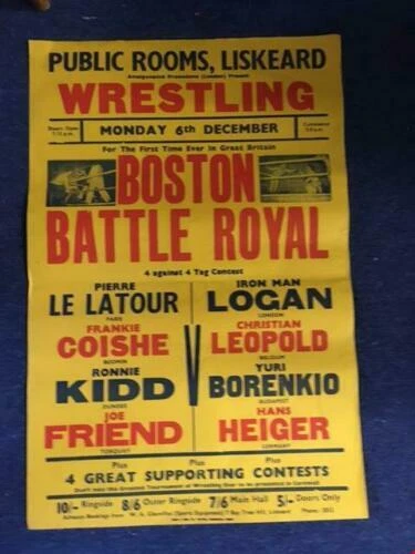 Wrestling Memorabilia Posters