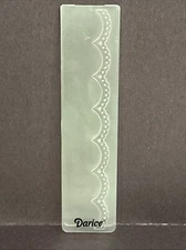 Darice Slimline Mini Embossing Folder Elegant Border Scrapbooking Crafts