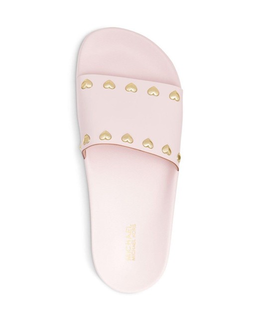michael kors pink slides