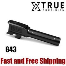 True Precision X-Fluted Match Grade 9mm Barrel for Glock 43 - Black DLC