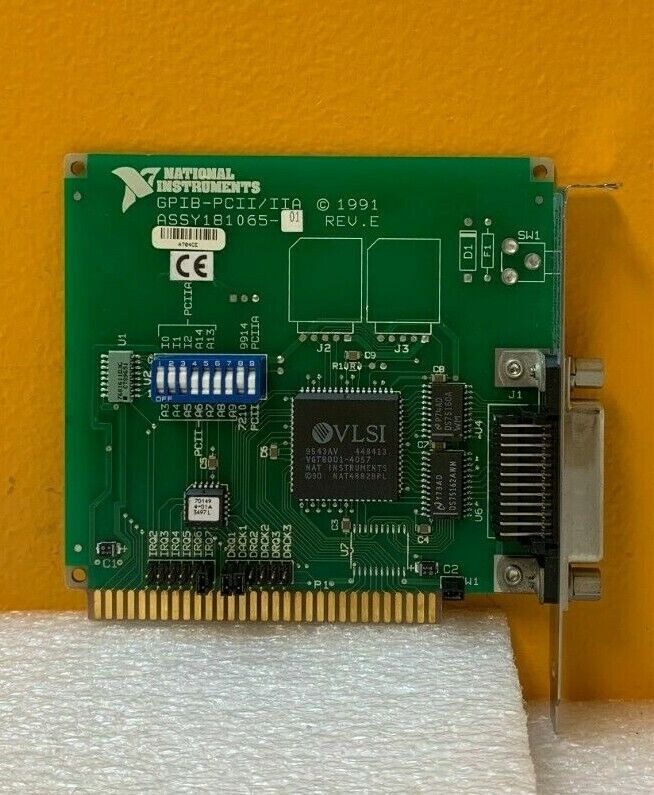 National Instruments 181065-01 Half Size ISA Board, GPIB Interface Card. Tested!