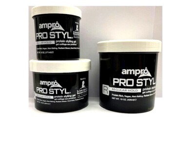 AMPRO PRO STYL-PROTEIN STYLING GEL-NORMALER HALT-NICHT ABBLÄTTERN-VEGAN-SCHNELLER UK-VERSAND!!