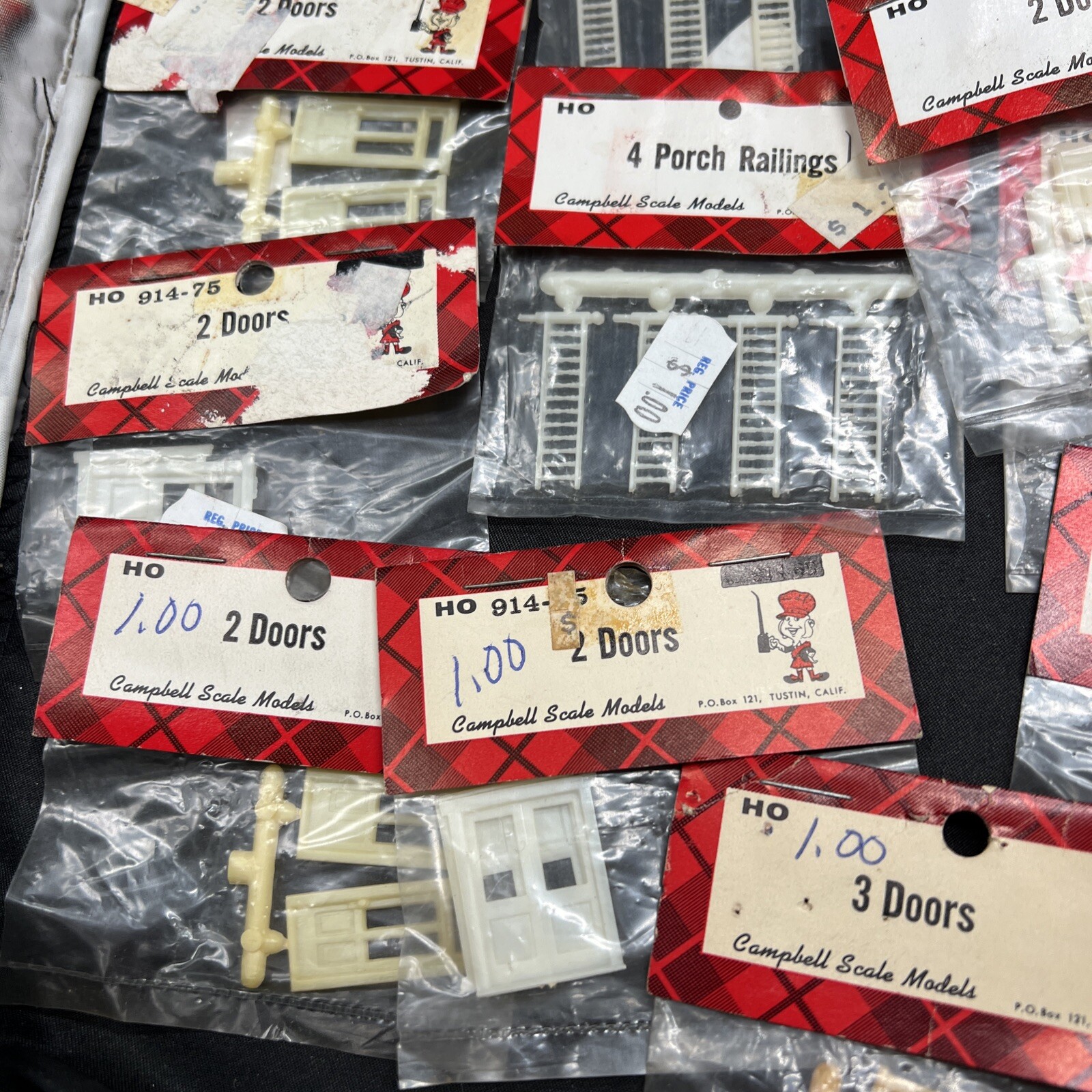 Campbell Scale Models Detail Parts Lot Of 63 Packages eBay