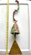 Vintage 70s PAOLO SOLERI Cosanti Arcosanti Brutalist Cast Bronze Wind Bell Chime