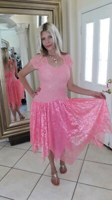 open lace back dress Disco Suit Pink for Saturday Night Fun and Parties – Suitmeister main image 1