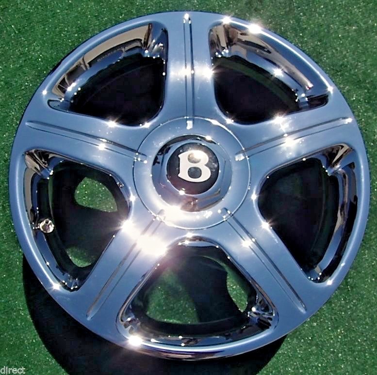 Factory Bentley Arnage Wheel Chrome 18 in New Genuine OEM Red Label Lemans Azure