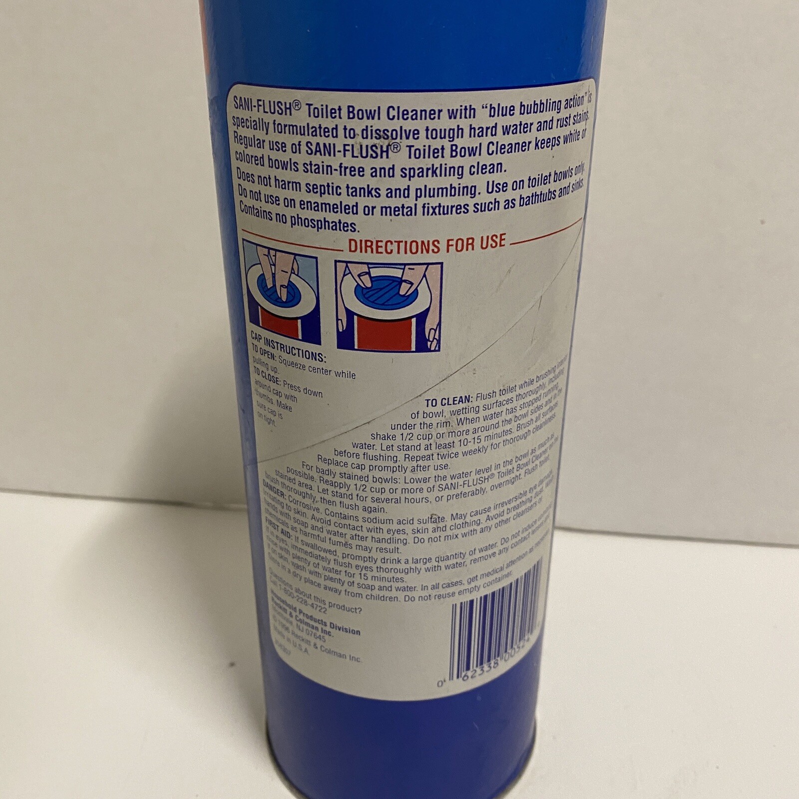 Sani Flush Toilet Bowl Cleaner Crystals Vintage eBay