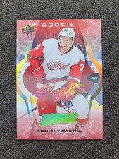 Anthony Mantha RC 2016-17 UD MVP Rookie Super Script #/25 SP - Capitals