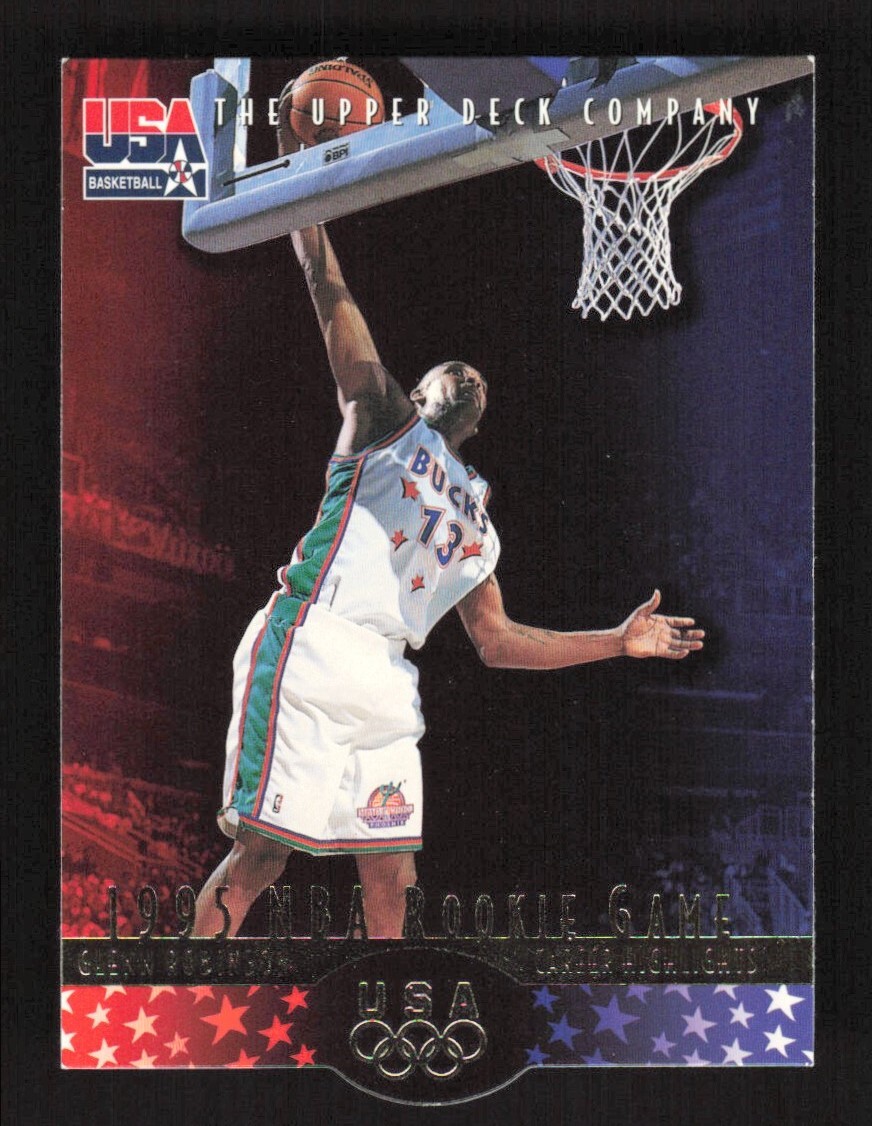 1996-97 Upper Deck USA Basketball NBA Rookie Game Glenn Robinson #33GR1 Bucks