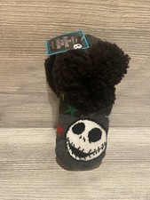 The Nightmare Before Christmas Disney Women  s Holiday Slipper Socks Size 4-10