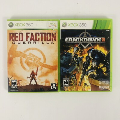 Red Faction Guerrilla - Crackdown 2 - Xbox 360 Double Pack Action Adventure