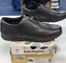 Image of Hush Puppies Bridget Senior Leather School Shoes UK size 3