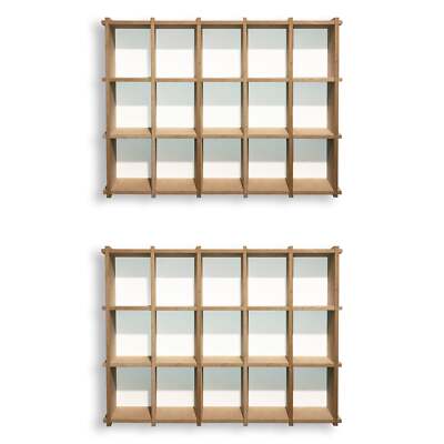 2 Pack of MDF Wood 3x5 Funko Pop Display Case for Acrylic Stacks and Pop Armor