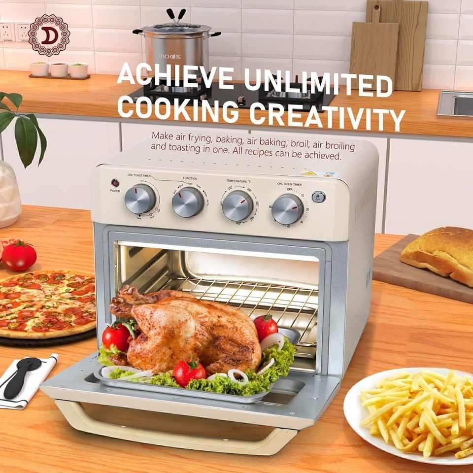 Toaster Oven Air Fryer Combo, DAWAD 19 QT Countertop for Fries, Pizza