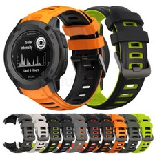 Watch Band For Garmin Instinct 2X Solar Soft Silicone Strap Bracelet Replacement