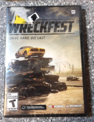 Wreckfest: Drive Hard Die Last PC DVD Game New Factory Sealed Free Shipping USA