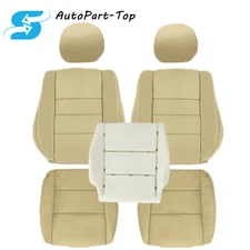 For 2008 2009-2012 Honda Accord Front Seat Cover Foam Cushion Headrest Tan