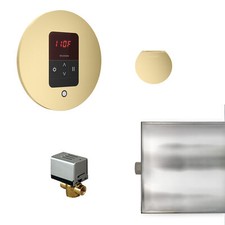 Mr Steam Basic Butler Steam Generator Control Kit / Package Round Satin Brass