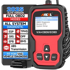 Ancel Vd500-us For Vw Audi Car Obd2 Scanner Diagnostic Tool Abs Srs Epb Oil Sas