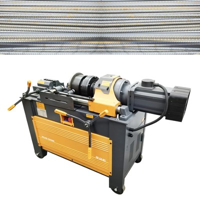 Fully Automatic Straight Thread Steel Bar Ribbing and Rolling Machine 220V 3PH