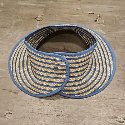 ?ERIC JAVITS? Brooke Packable Squishee Visor ~ UPF50+ Blue  display picture 1