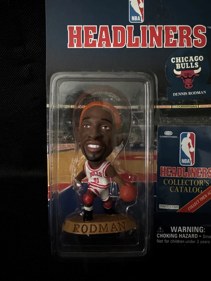 Figura Dennis Rodman Cabezales NBA - Chicago Bulls - Totalmente Nueva - Envío Gratis Foto 2 de 4