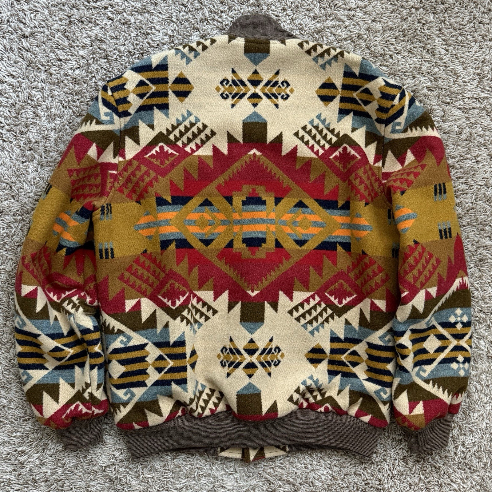 Pendleton Aztec High Grade Western Wool Bomber Ja… - image 2
