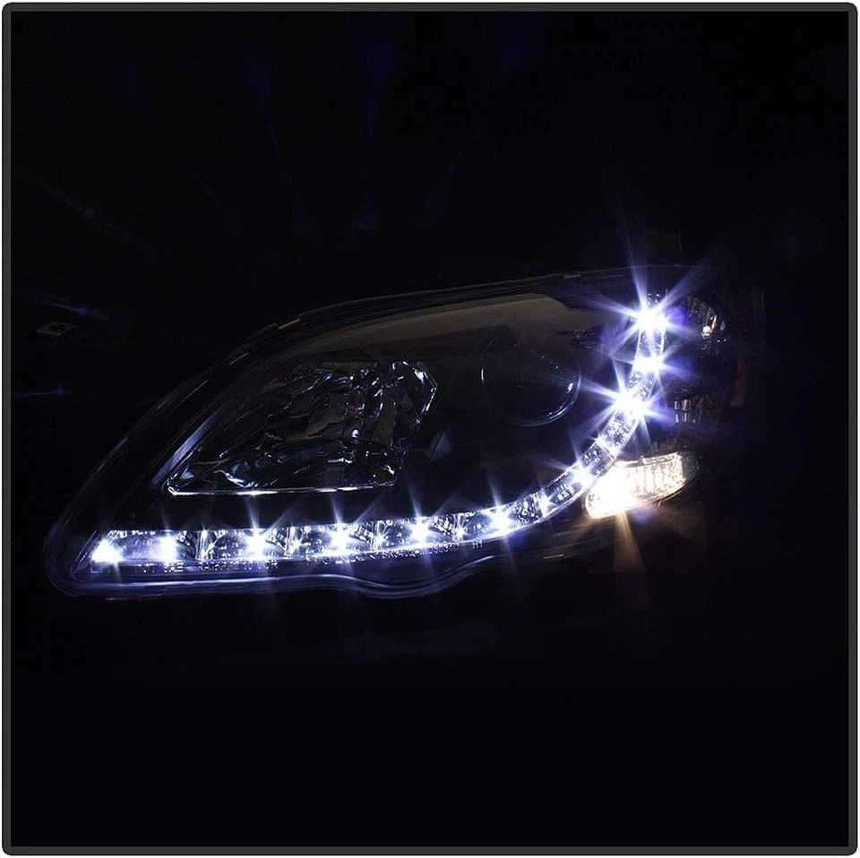 Faros proyectores halógenos LED DRL 2004-2009 para Mazda 3 sedán izquierda+derecha Foto 4 de 4