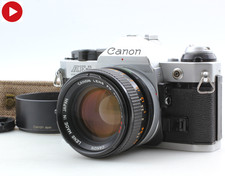 Canon AE-1 Program Film Camera FD 50mm F1.4 S.S.C O Lens From JAPAN Exc 