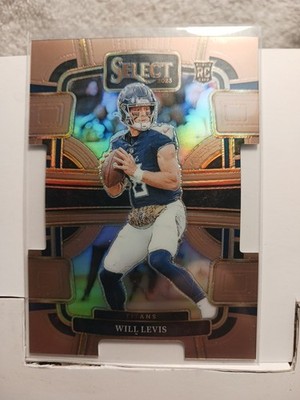 2023 Panini Select - Concourse Will Levis #96 Copper Prizm Die-Cut /299 (RC)