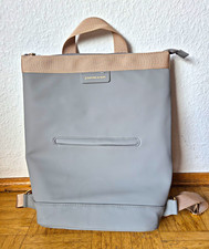 Kapten & Son Rucksack Grau/Beige mit Tragegri...