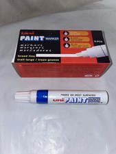 Qty (6) Uni Paint Markers PX-30 Blue #63733