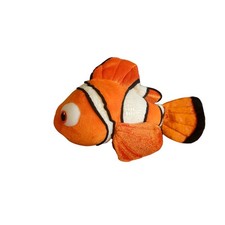 Disney Finding Nemo Dory Clown Fish Orange White Plush Stuffed Animal 8.5"