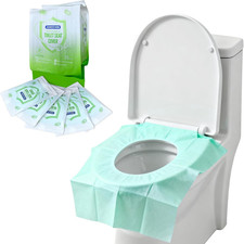 Disposable Toilet Seat Covers, 20 PCS Individually Travel Pack, XL Waterproof 