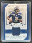 2018 National Treasures Russell Wilson Century Jersey #63/99 Seahawks