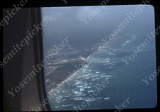 sl13 Original Slide 1980 Hawaii aerial view from Airplane Window 601a