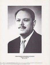 Mohammad Ayub Khan Pakistan Pres Vintage Portrait Gallery Poster Photo Print